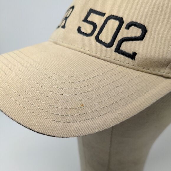 Otto Men's Pier 502 Strapback Hat Tan OSFM Embroidered Logo Spell Out - Picture 5 of 12